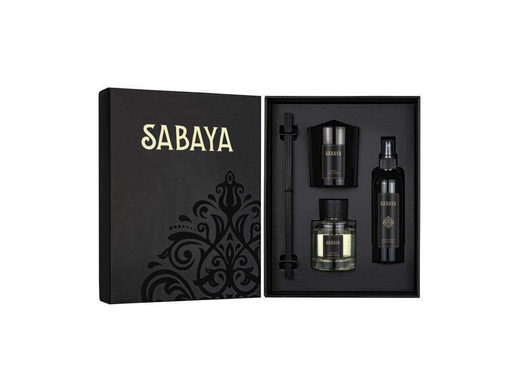 Dárková sada SABAYA Luxury Collection Santalové dřevo